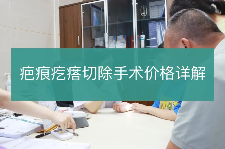 疤痕疙瘩切除手术价格详解