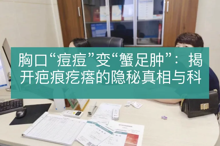 胸口“痘痘”变“蟹足肿”:揭开疤痕疙瘩的隐秘真相与科学应对策略